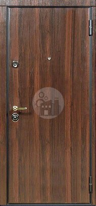 Стальная дверь с ламинатом и двумя замками-ДВ-155