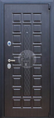 Офисная дверь с трехконтурным уплотнителем и отделкой МДФ-ДВ-964